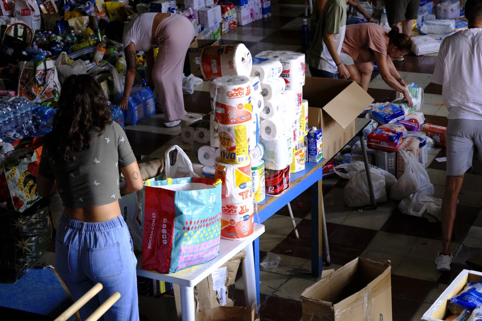 Las fotos de la recogida solidaria de La Isleta