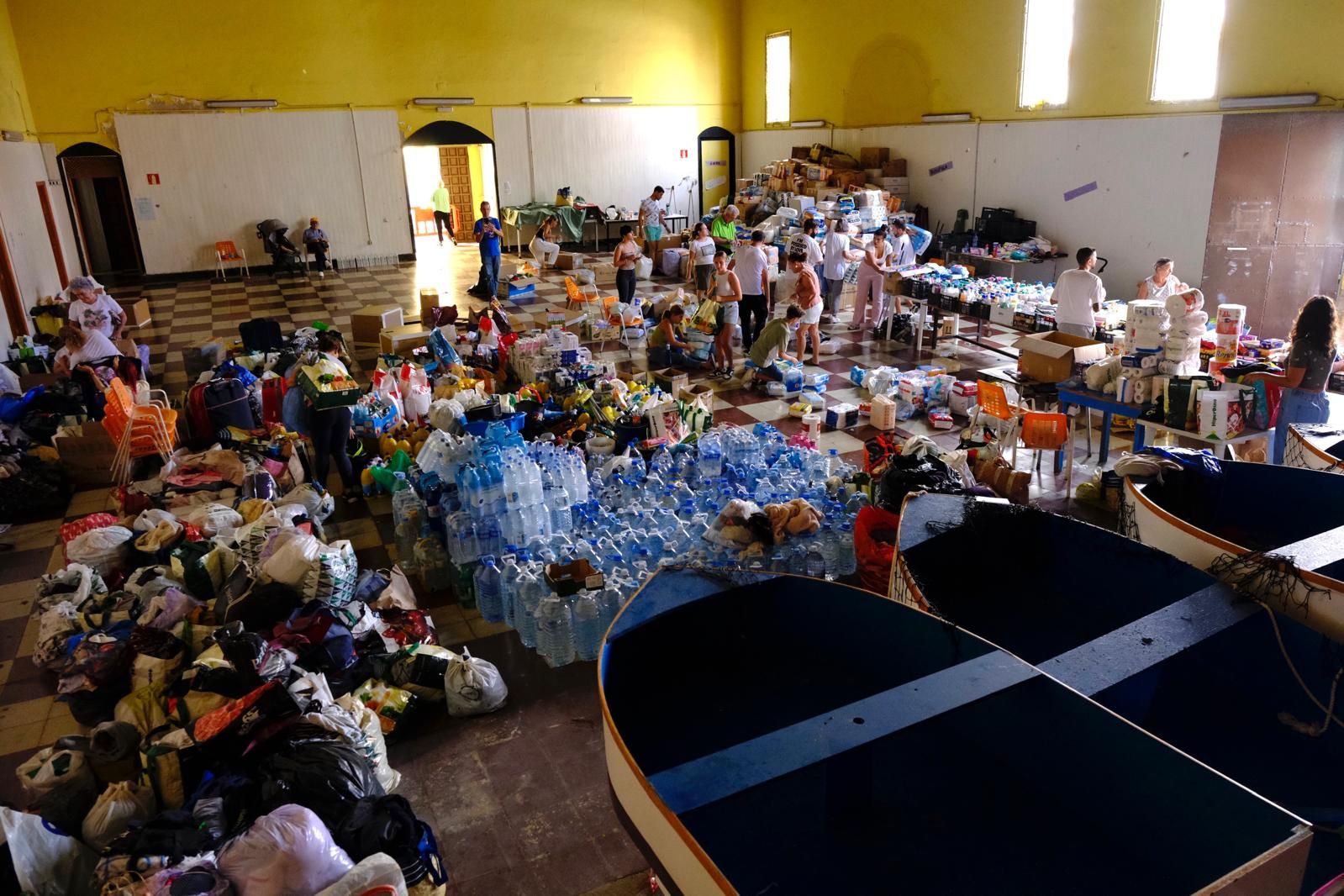 Las fotos de la recogida solidaria de La Isleta