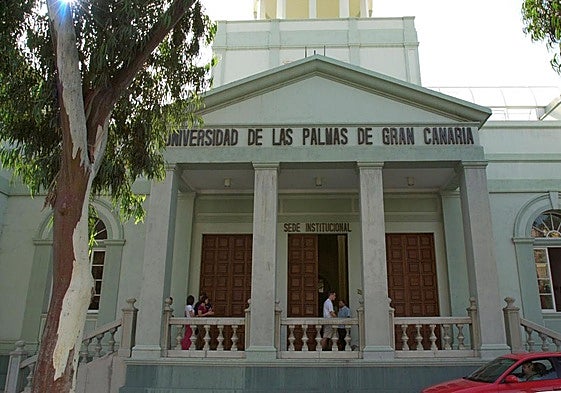 Imagen de archivo de la fachada del Rectorado de la ULPGC.