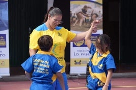 Actividad dentro del programa de promoción del deporte vernáculo.