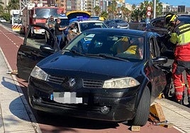 Imagen del accidente.