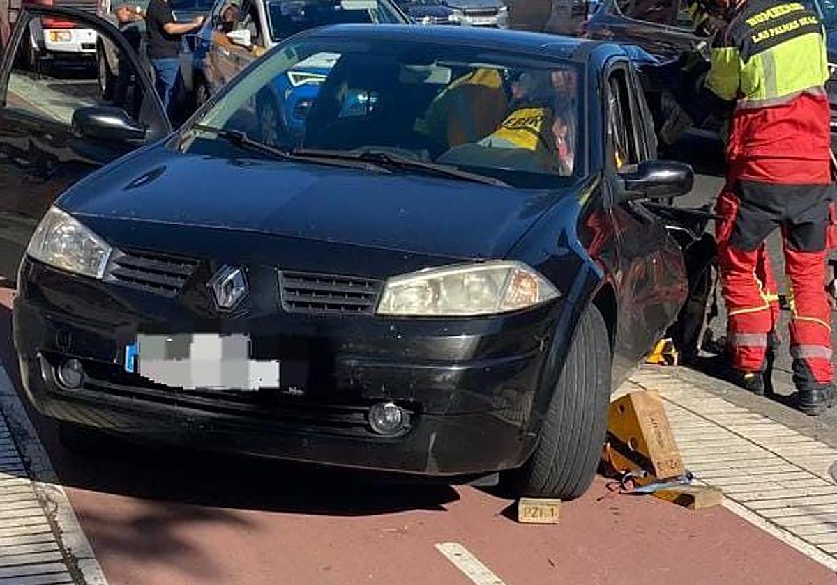 Imagen del accidente.