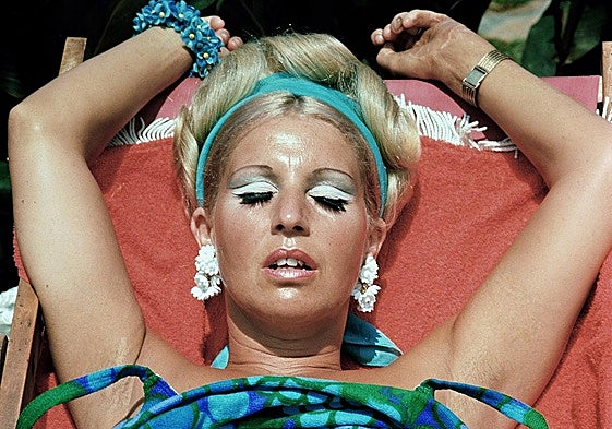 Una de las imágenes playeras de Carlos Pérez Siquier, que se exhibe en esta muestra.