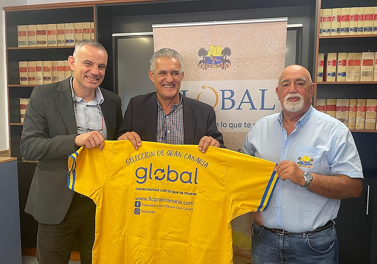 Así lucirá la camiseta de brega de las selecciones de Gran Canaria.