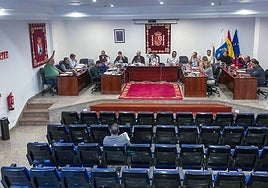 Un momento del pleno de este viernes.