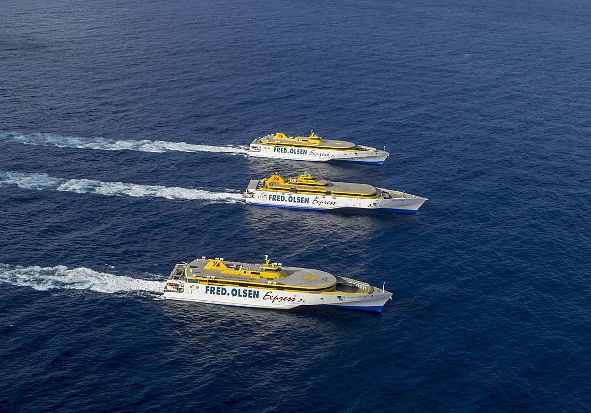 Trimaranes de Fred. Olsen Express.