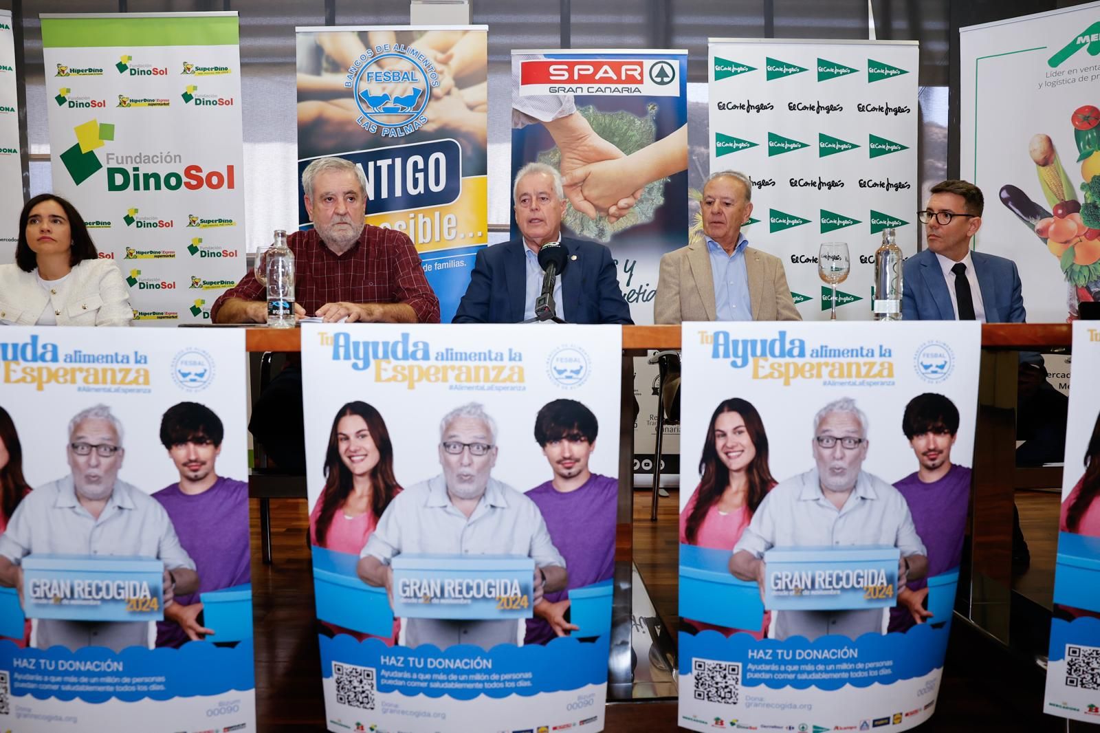 Las imágenes de la presentación de la campaña del Banco de Alimentos 2024