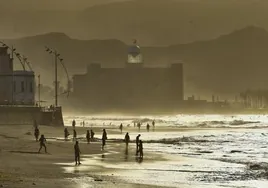 Episodio de calima en la capital grancanaria.