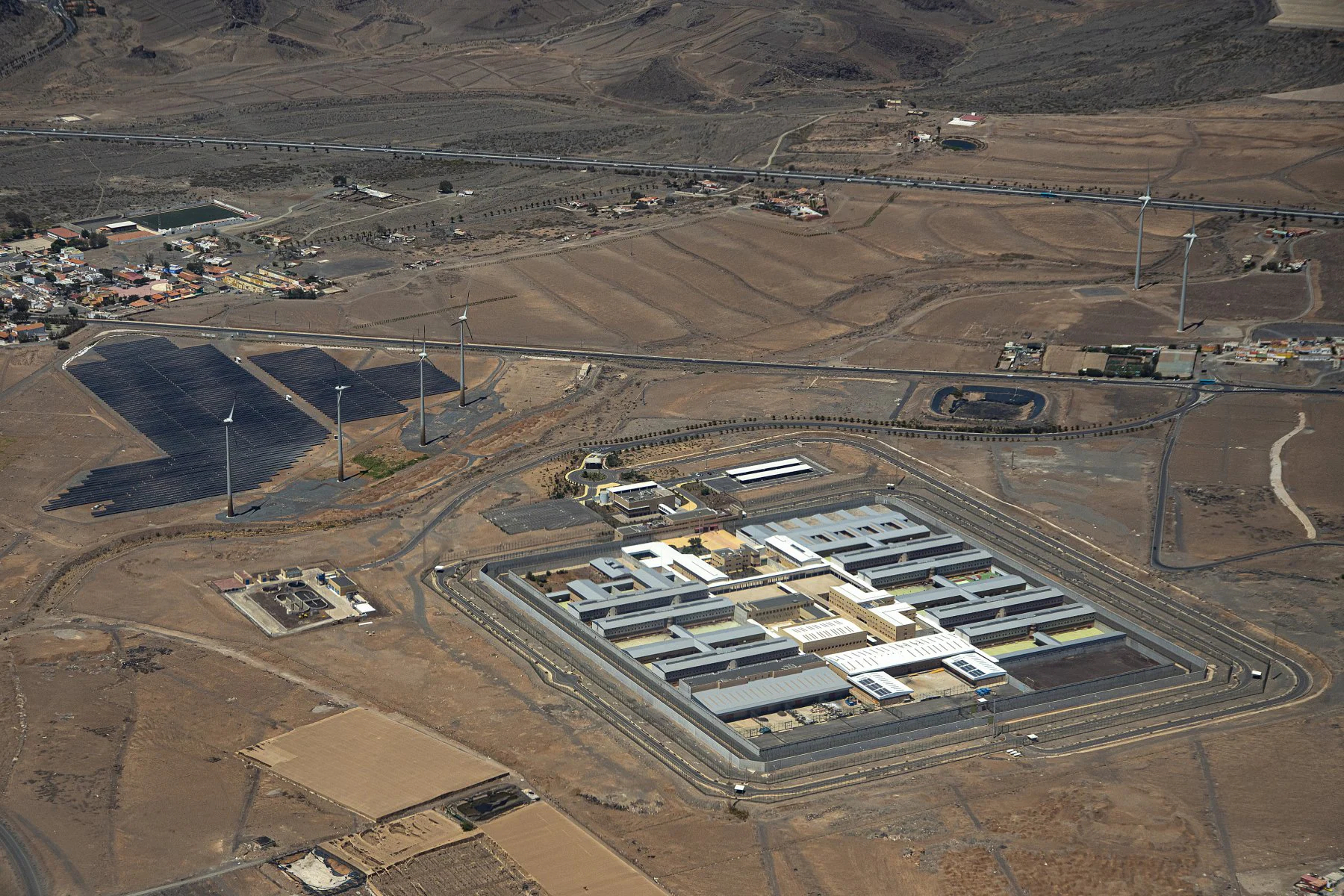 Imagen aérea del Centro Penitenciario Las Palmas II.