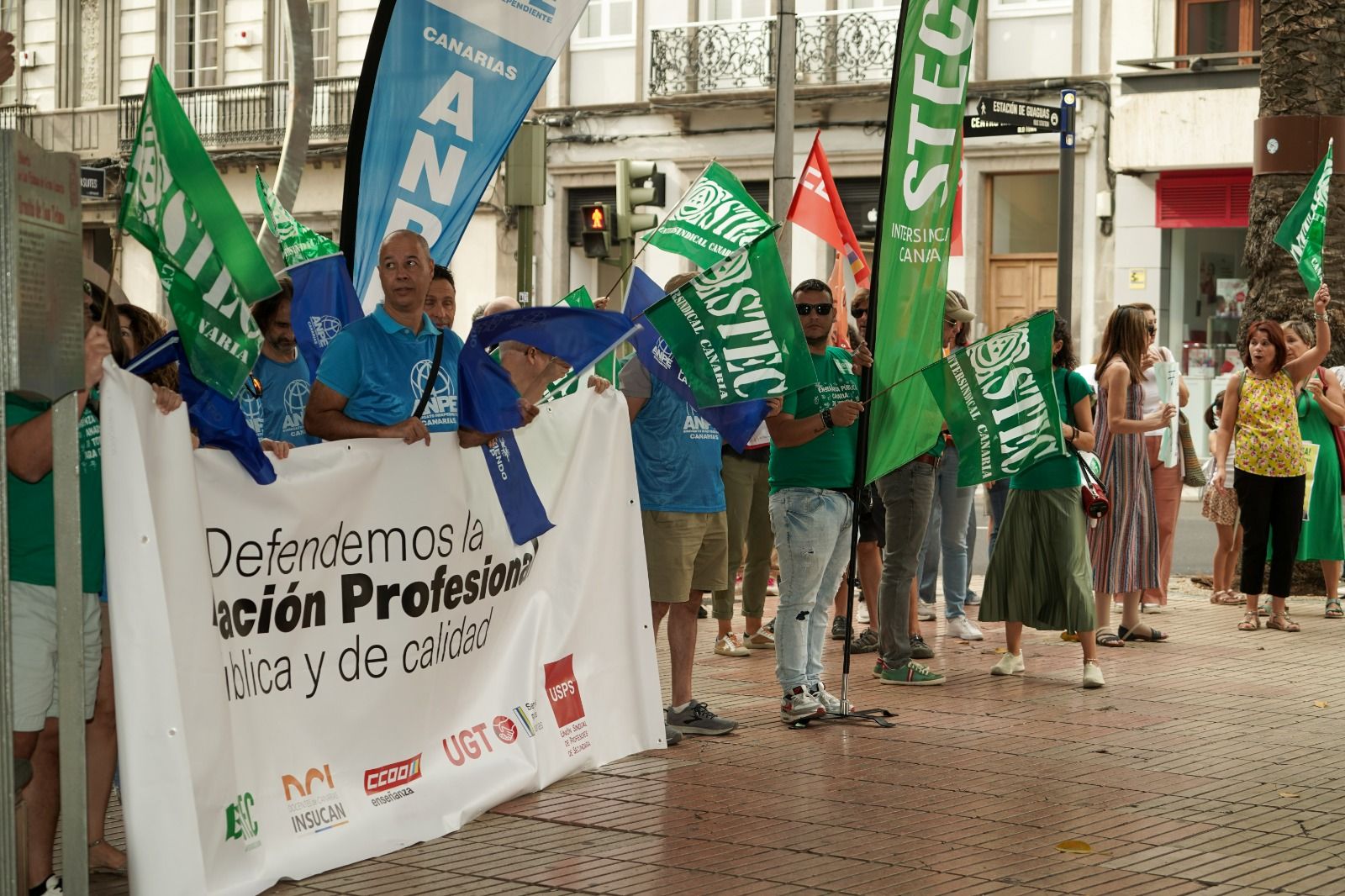 Los docentes de FP vuelven a salir a la calle