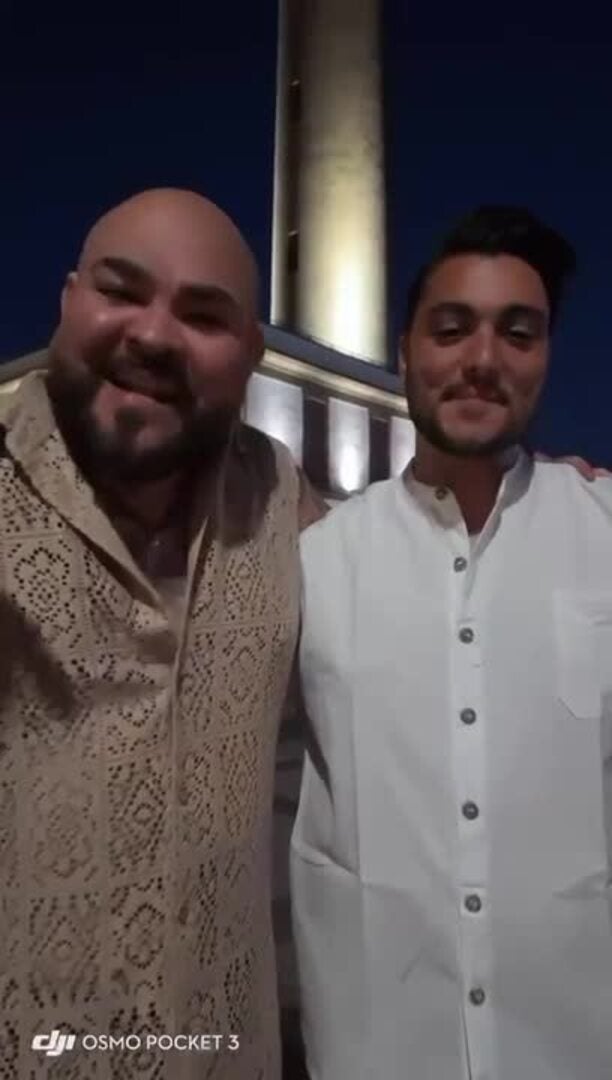 Ángel López y Gabriel Domínguez graban su nuevo videoclip en Maspalomas