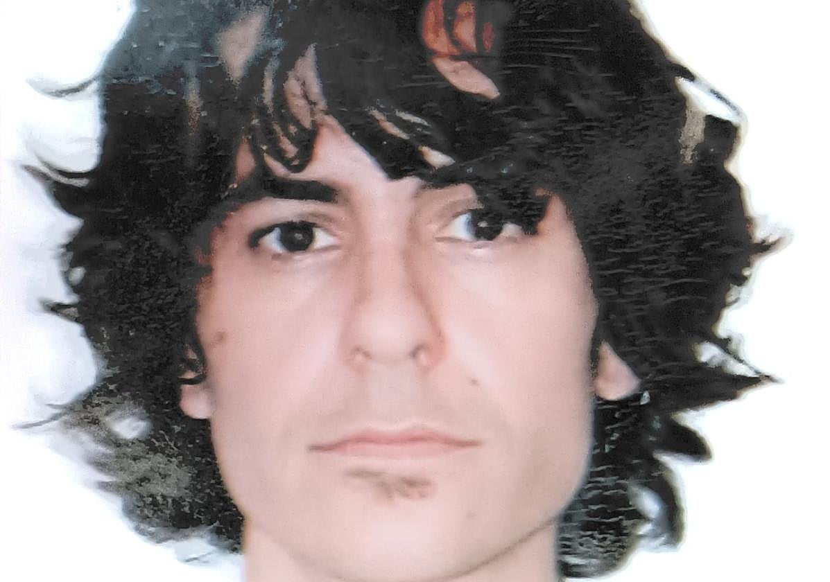 El poeta lanzaroteño Félix Viñas Robayna, en una imagen tratada digitalmente por él mismo.