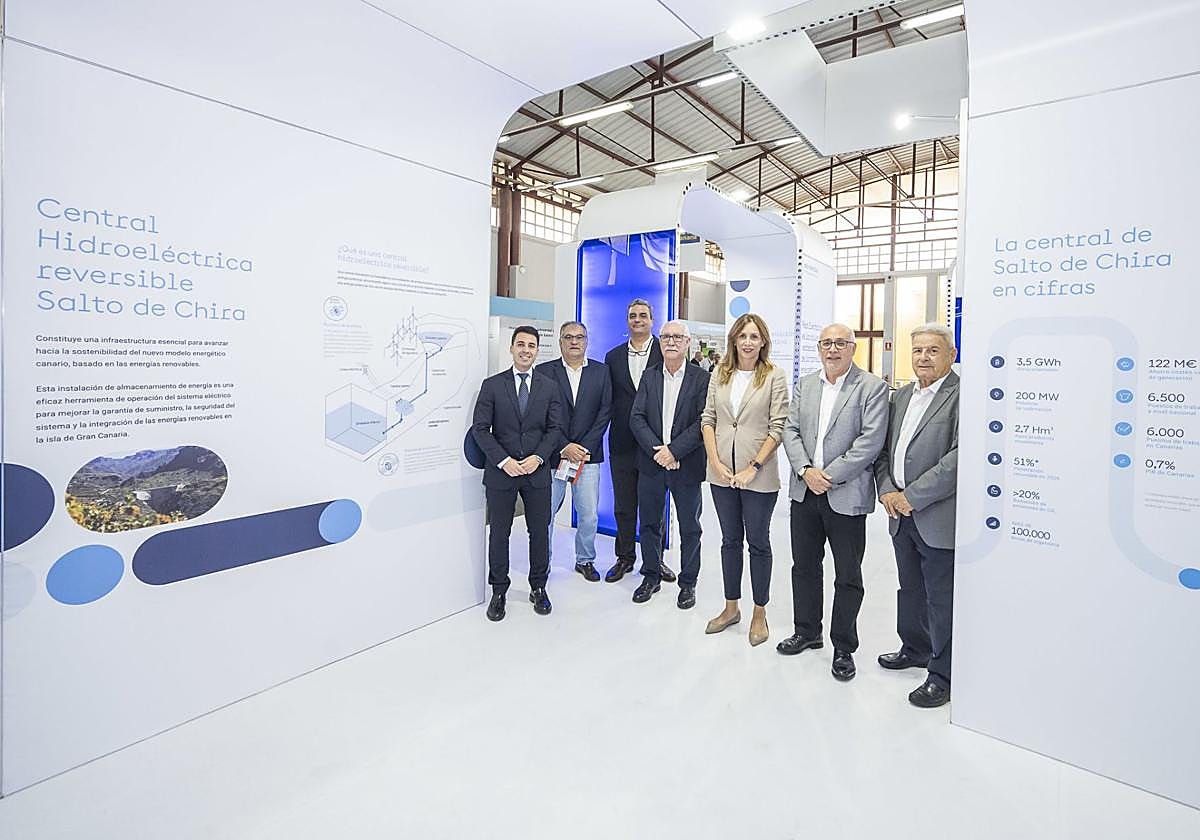 Red Eléctrica expone en la feria los detalles del proyecto Salto de Chira.