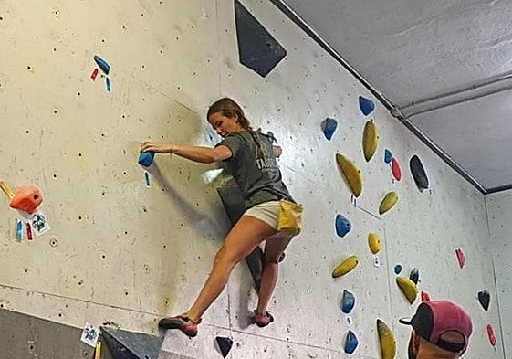 Actividad de escalada.