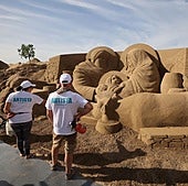 Ya se puede visitar el Belén de Arena en Las Canteras