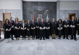 Imágenes de la ceremonia de composición de la Sala de Gobierno con sus nuevos miembros