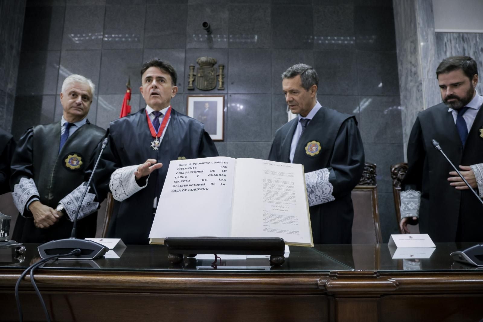 Imágenes de la ceremonia de composición de la Sala de Gobierno con sus nuevos miembros