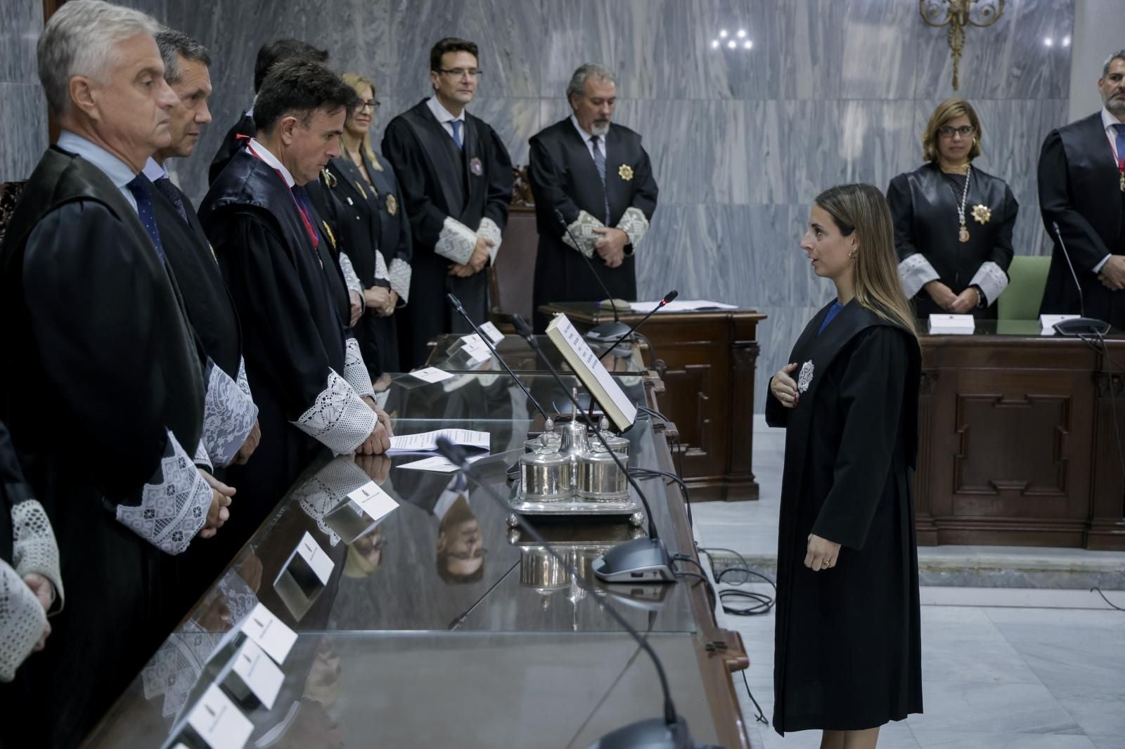 Imágenes de la ceremonia de composición de la Sala de Gobierno con sus nuevos miembros