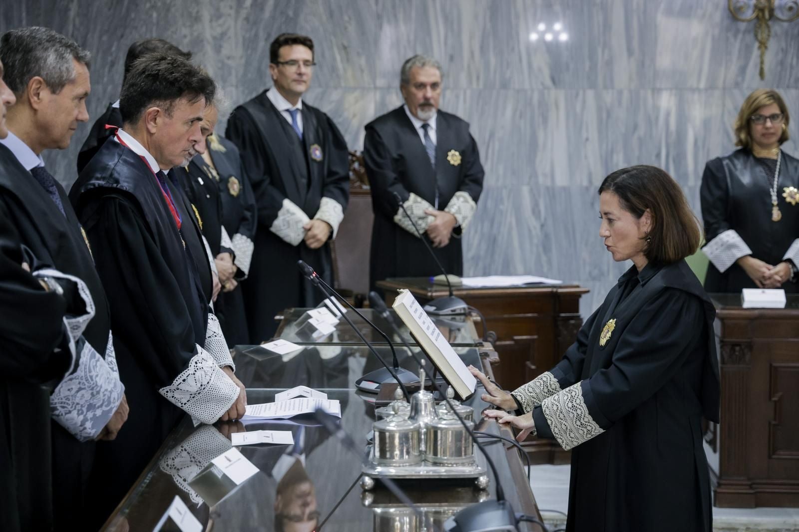 Imágenes de la ceremonia de composición de la Sala de Gobierno con sus nuevos miembros