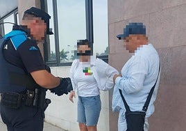 Imagen de los presuntos carteristas.