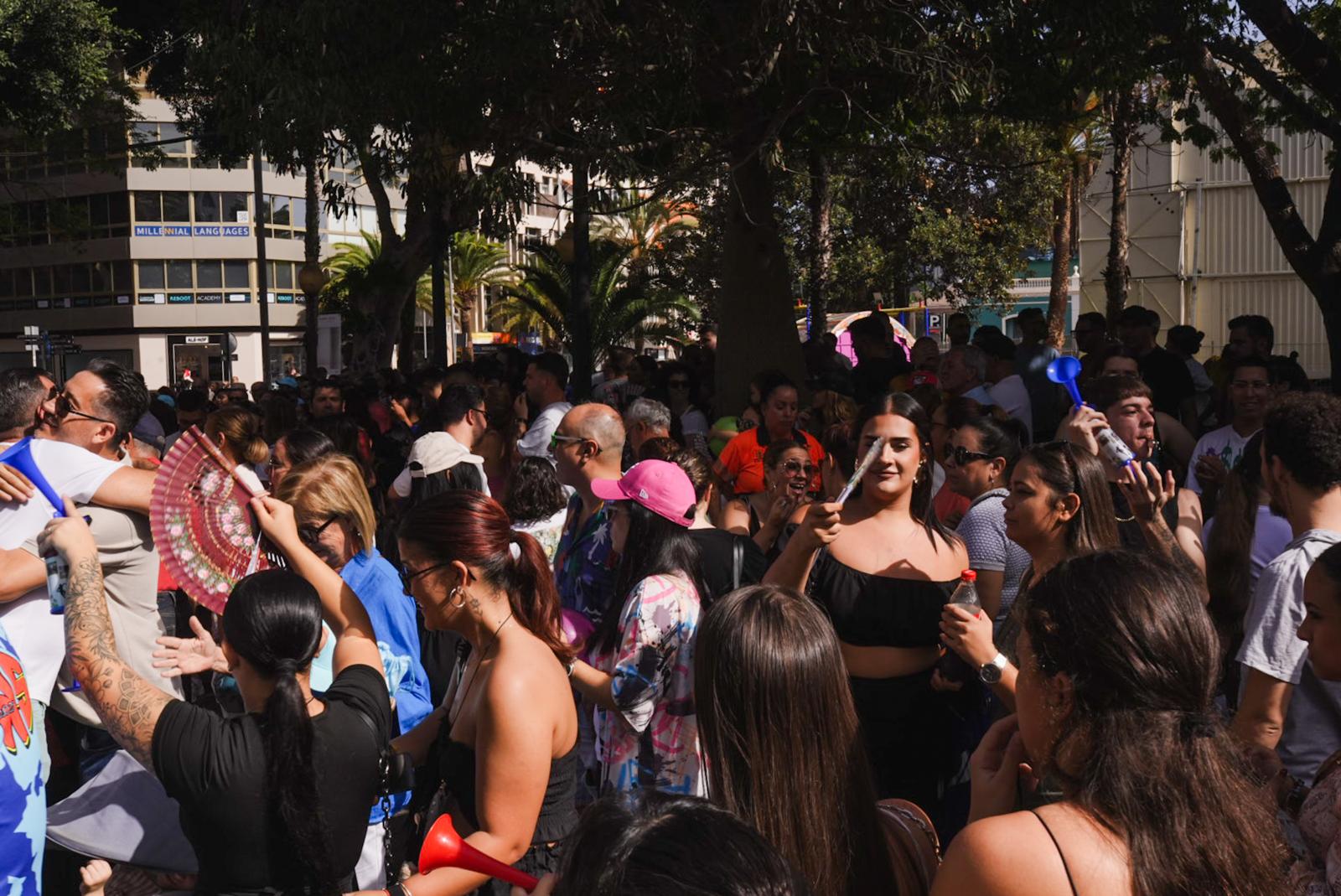 Concentración en favor del carnaval