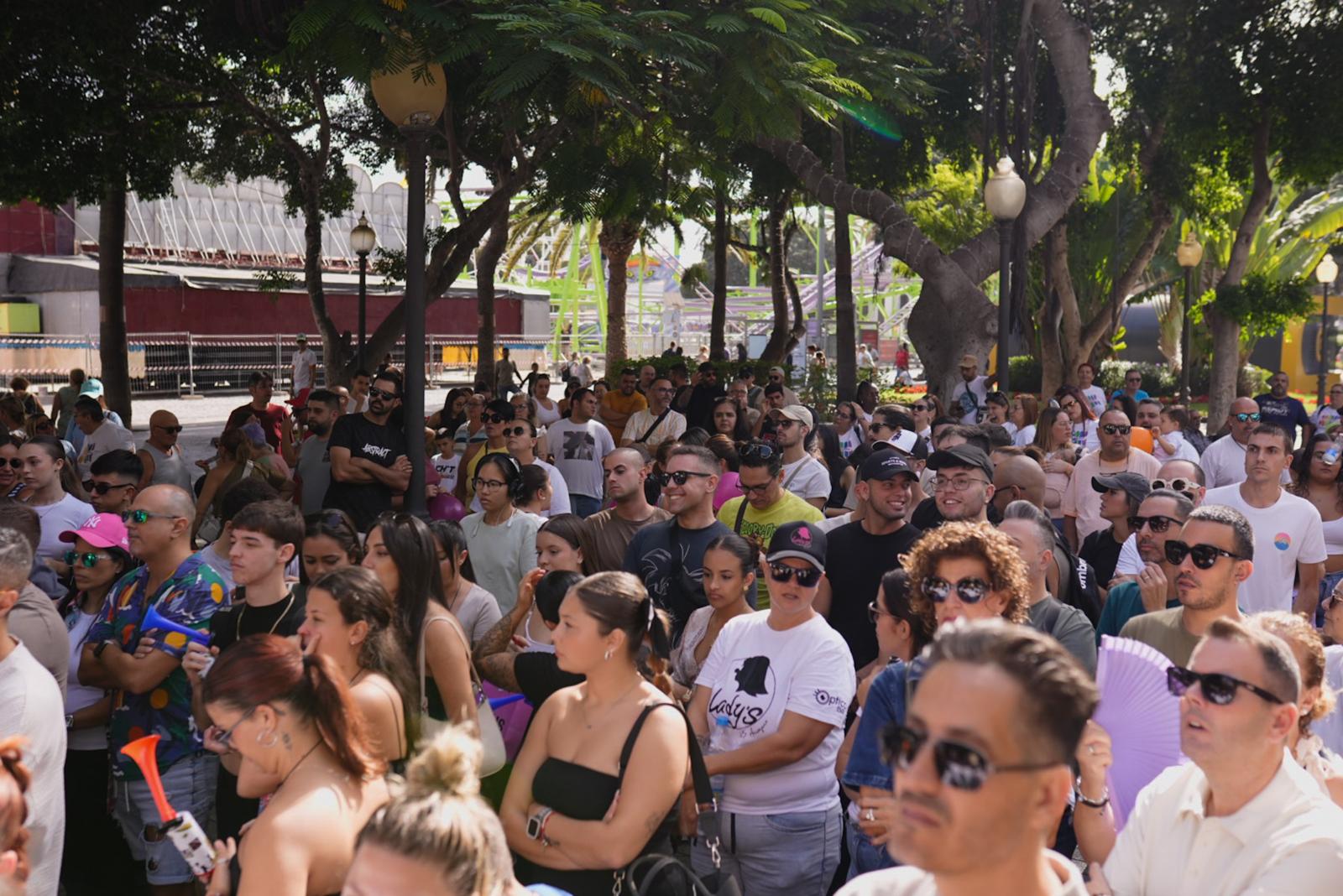 Concentración en favor del carnaval