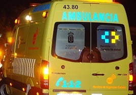 Una ambulancia del SUC.