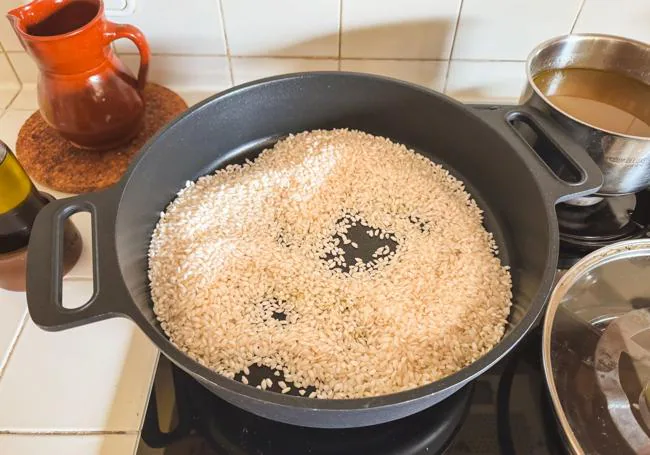 Tostamos el arroz