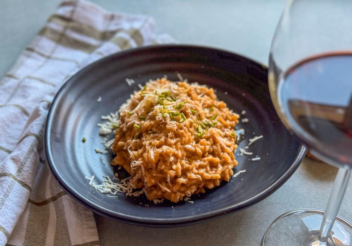 Risotto de calabaza y setas