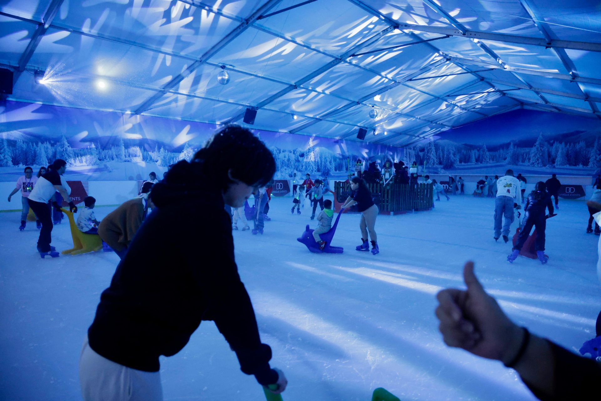 El primer día de la feria de Navidad en la capital grancanaria, en imágenes