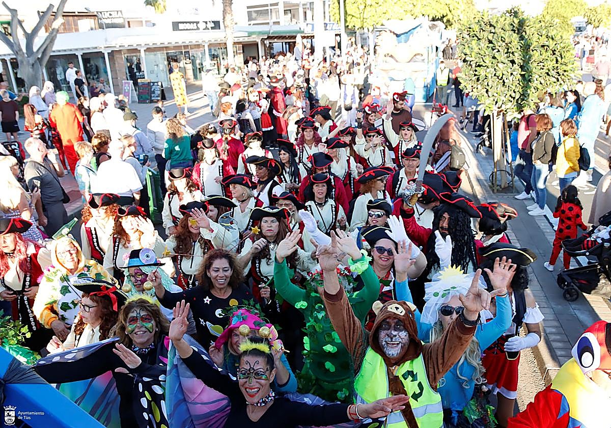 Desfile en Puerto del Carmen.
