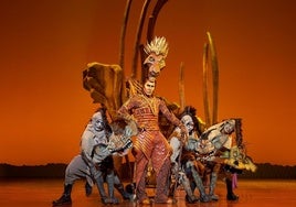 Imagen del musical El Rey León.