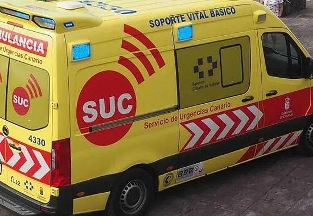 Imagen de archivo de una ambulancia del SUC.