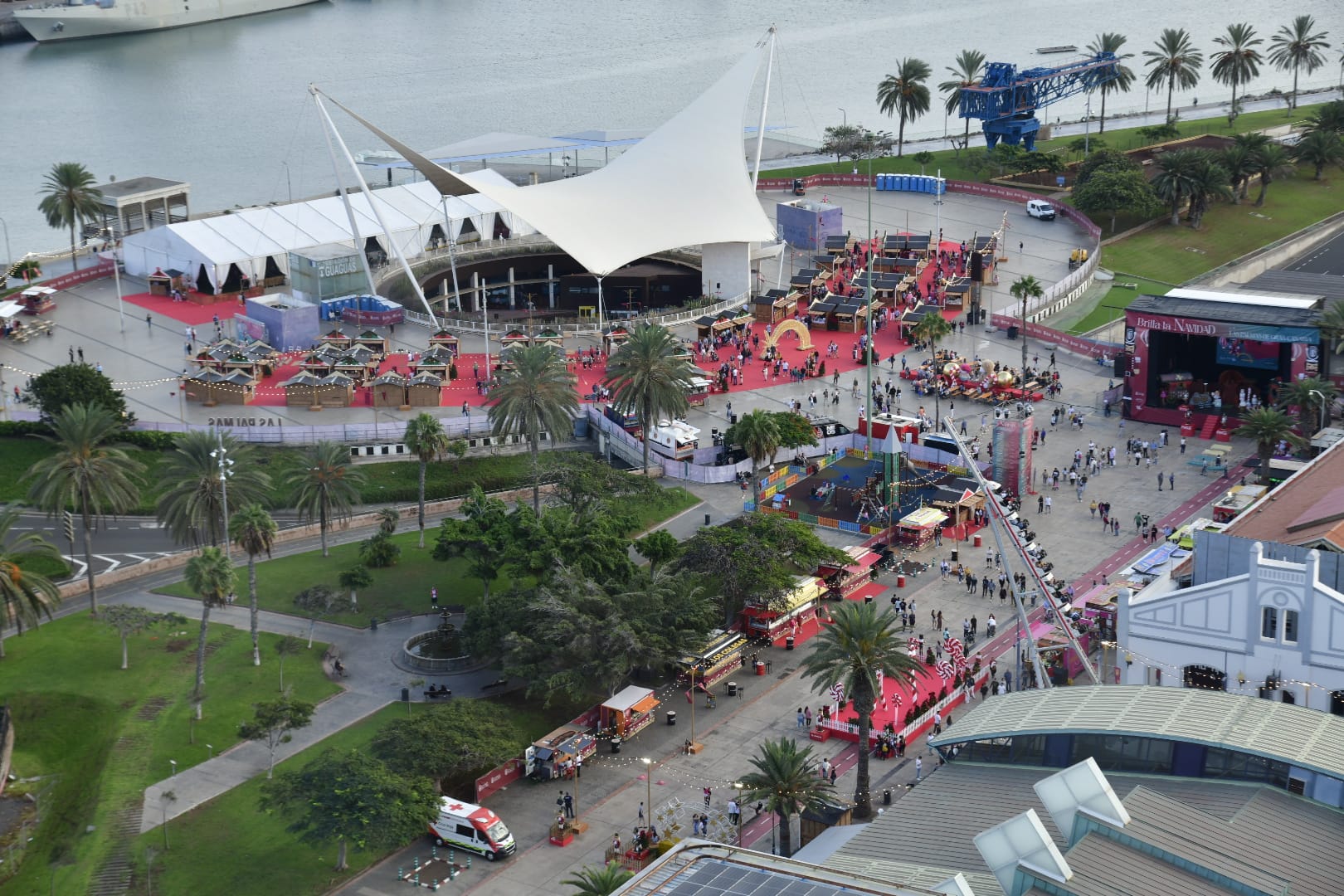 La Navidad en el parque de Santa Catalina, en imágenes