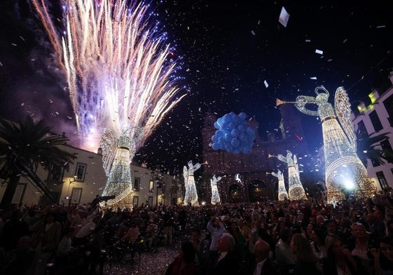 Alumbrado navideño de Las Palmas de Gran Canaria.