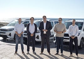 Presentación de los vehículos.