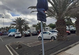 Coto a las caravanas en Costa Teguise