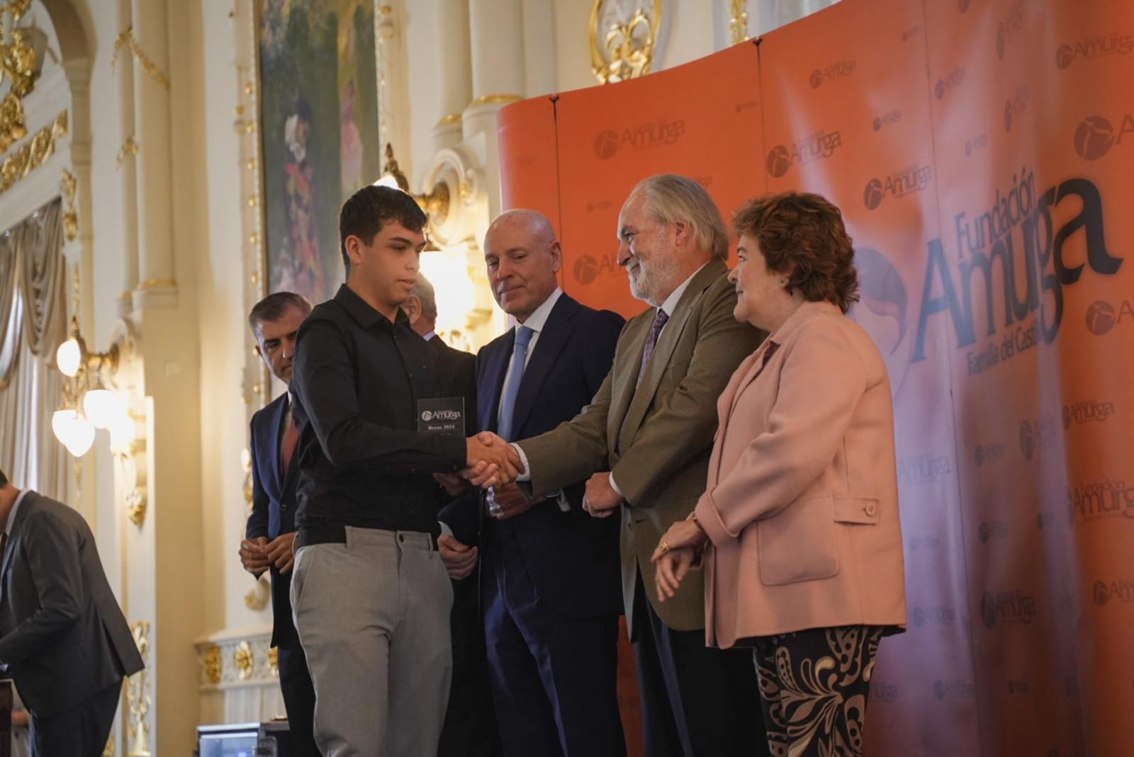 Las imágenes de la entrega de becas de la Fundación Amurga