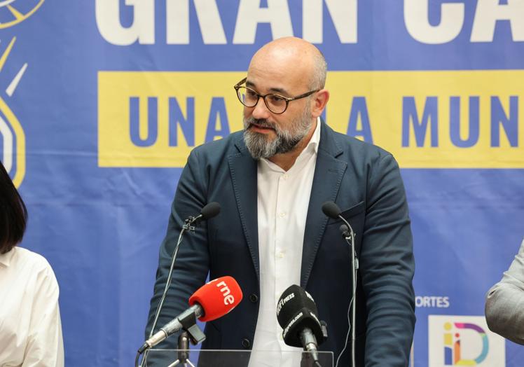 Aridany Romero, el pasado mes de julio cuando se anunció que la candidatura isleña era aceptada.