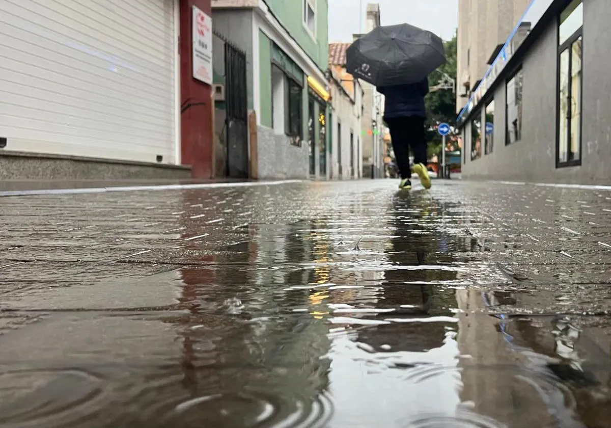 Lluvias este domingo en Gran Canaria.