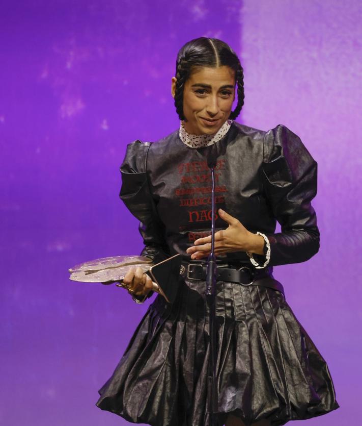 Imagen secundaria 2 - Pedro Casablanc, Eduard Fernández, Nagore Aramburu y Carolina Yuste lograron los premios a las mejores interpretaciones en cine y series.