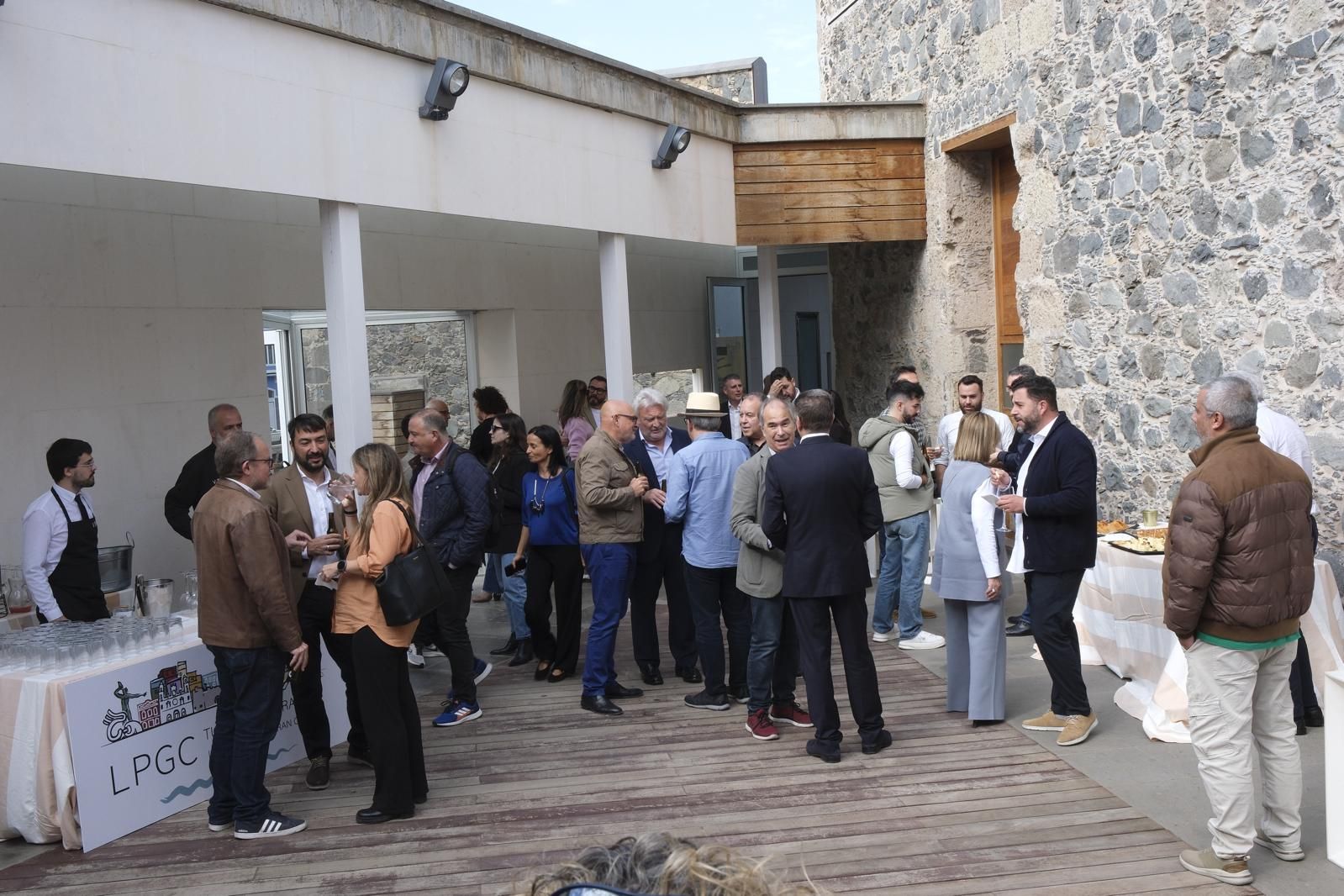 El brindis del Ayuntamiento de Las Palmas en imágenes