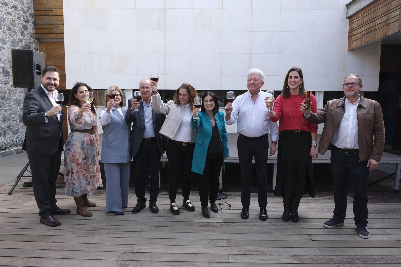 El brindis del Ayuntamiento de Las Palmas en imágenes