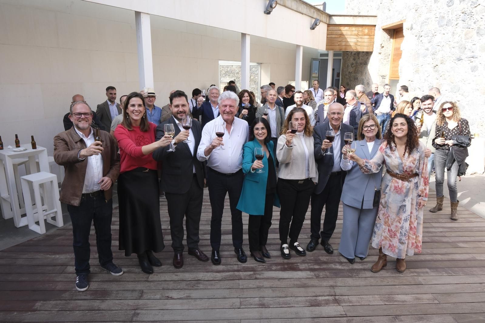 El brindis del Ayuntamiento de Las Palmas en imágenes