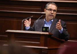 El diputado del PSOE Gustavo Santana en foto de archivo.