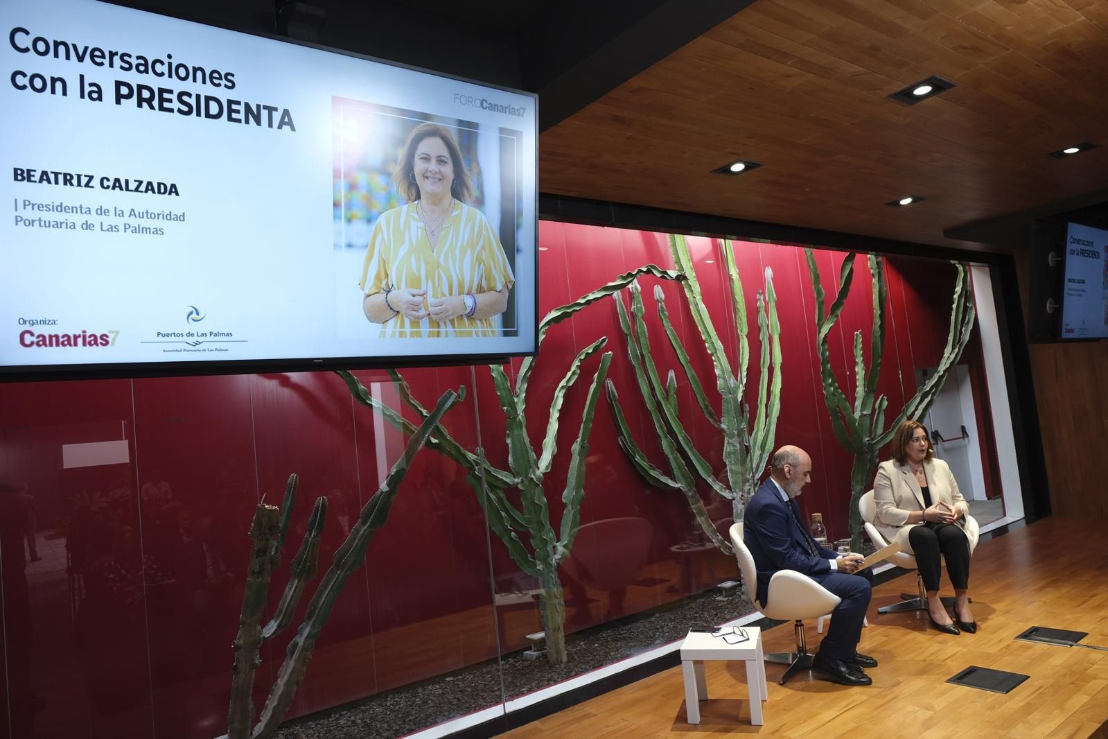 Las imágenes del Foro CANARIAS7 &#039;Conversaciones con... la presidenta de la Autoridad Portuaria de Las Palmas&#039;