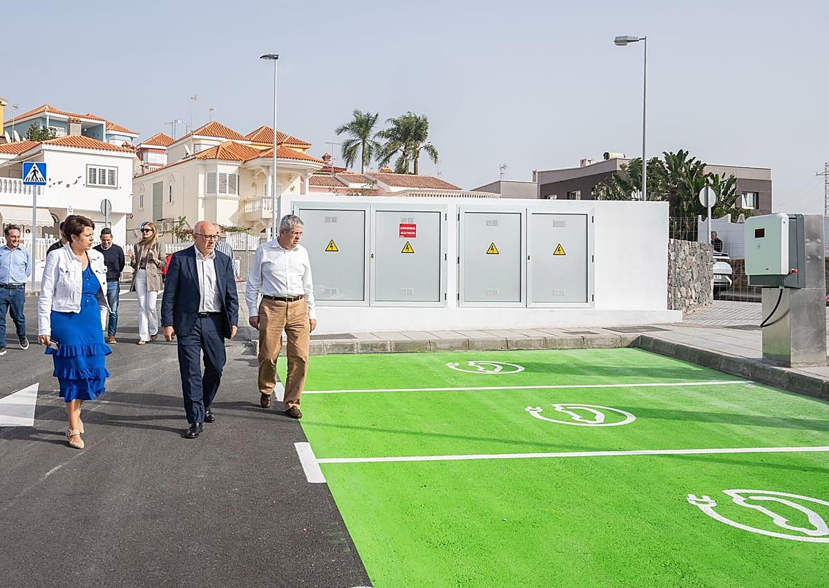 Imagen secundaria 1 - Una inversión de 869.000 euros habilita 85 plazas para aparcar en Maspalomas