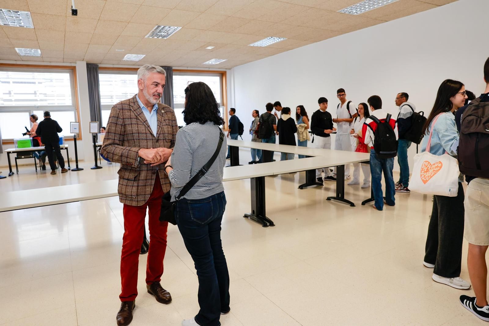 Imágenes de la segunda vuelta de las elecciones al rectorado de la ULPGC