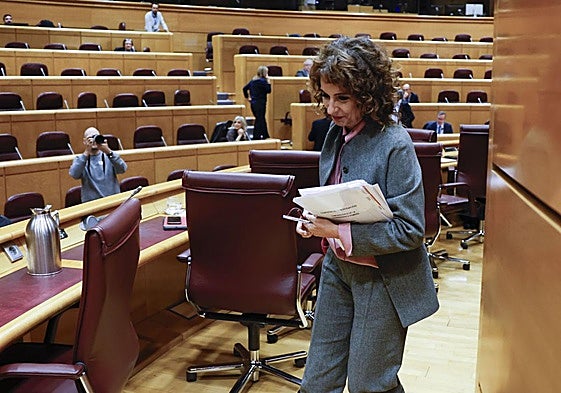 La ministra de Hacienda, María Jesús Montero.