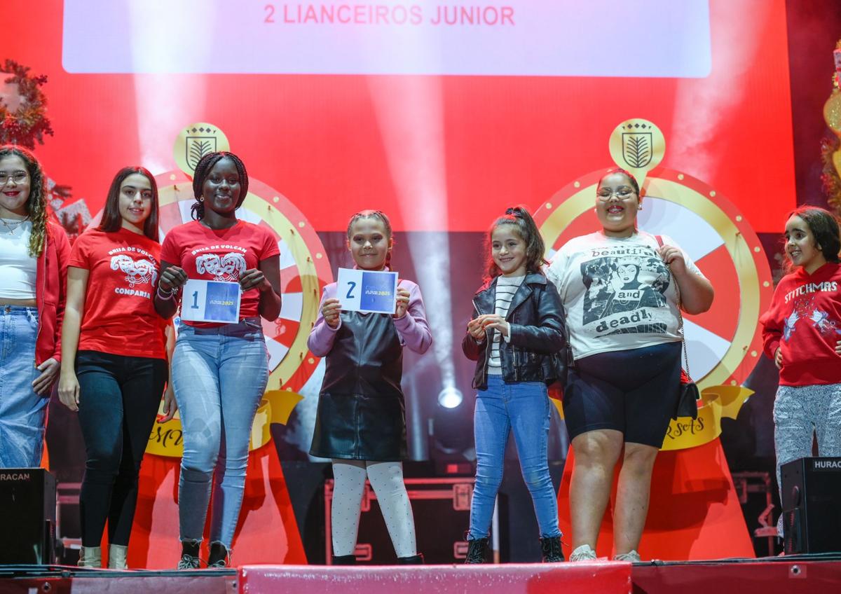 Imagen secundaria 1 - Las comparsas adultas e infantiles y las murgas infantiles en el sorteo celebrado este viernes.